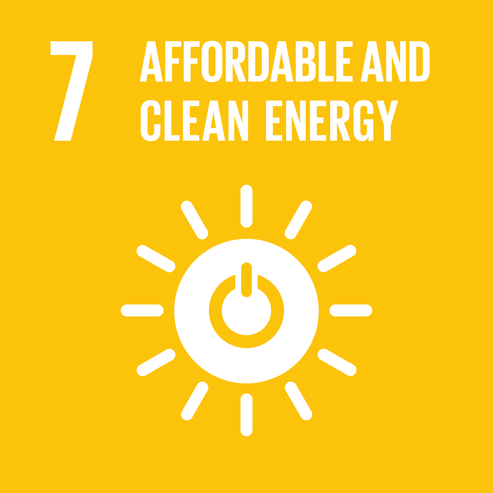 SDG 7 — Affordable and Clean Energy